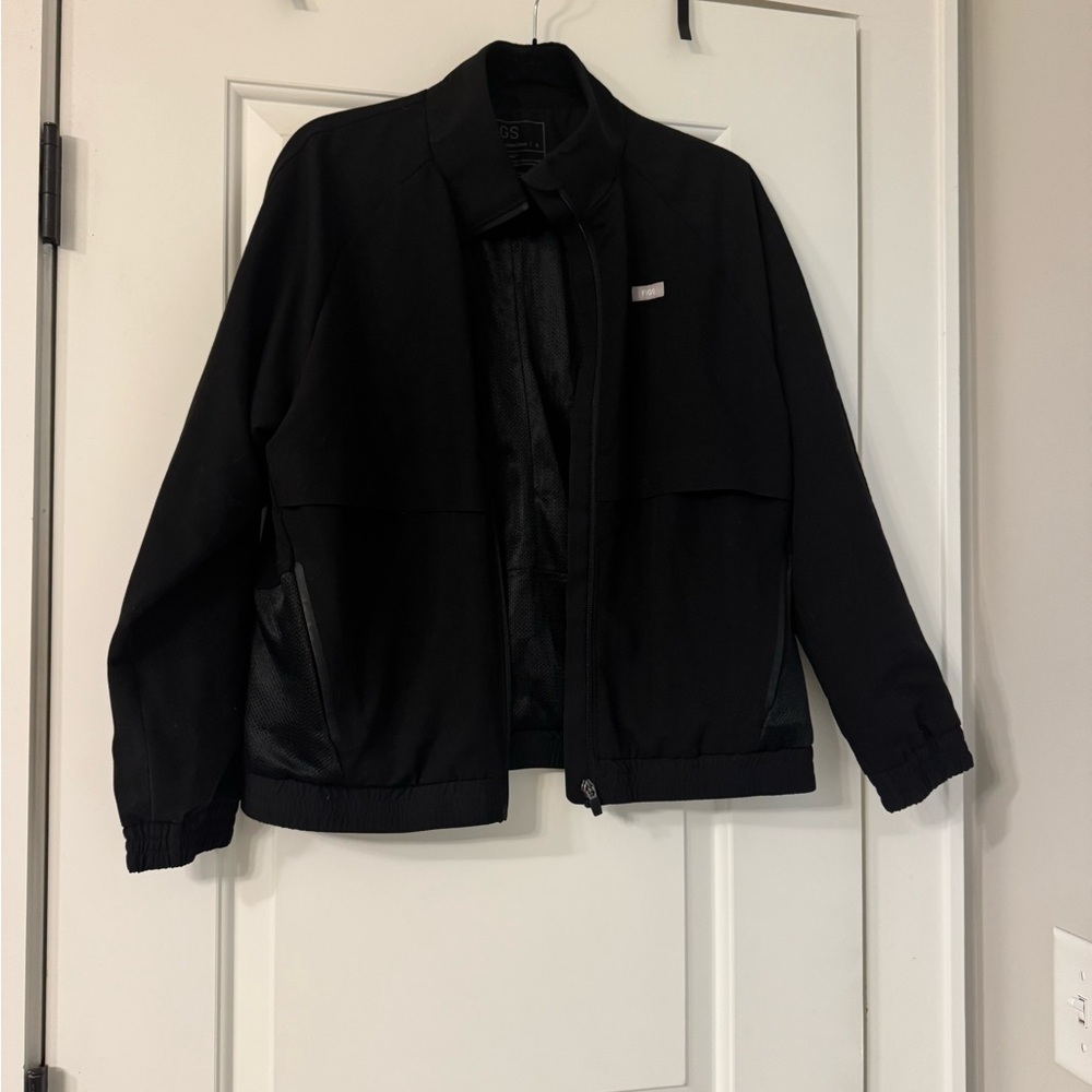 Figs Women's Black Scrub Jacket